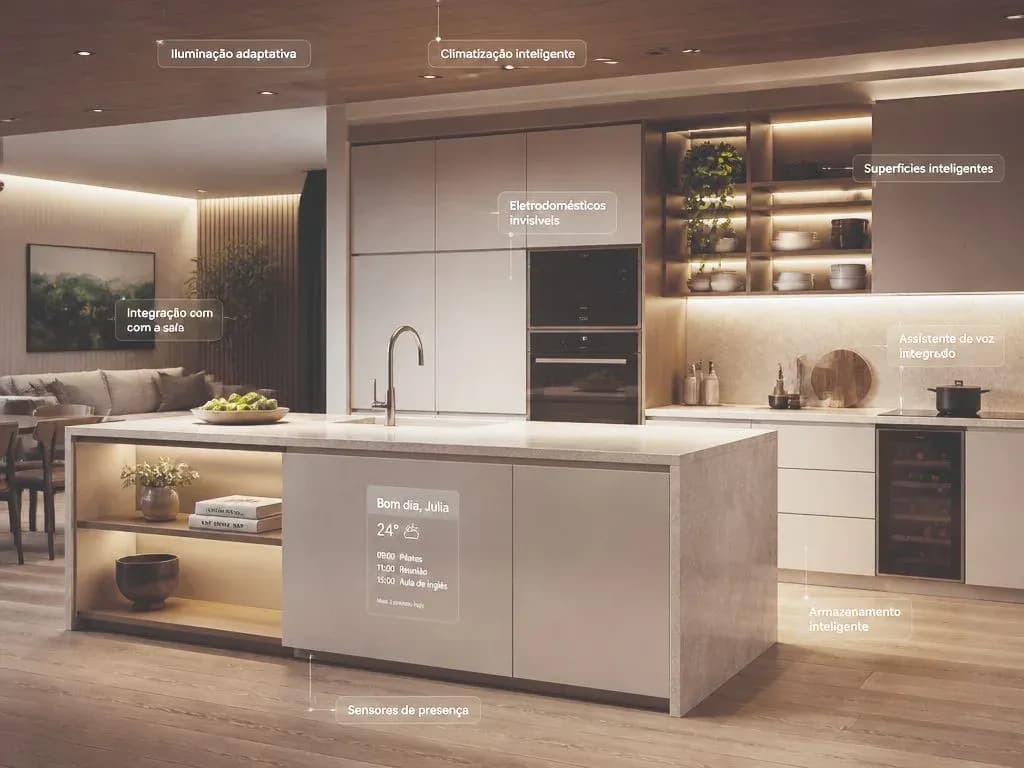Futuro da cozinha de 2035 já começou a ser projetado com foco na tecnologia