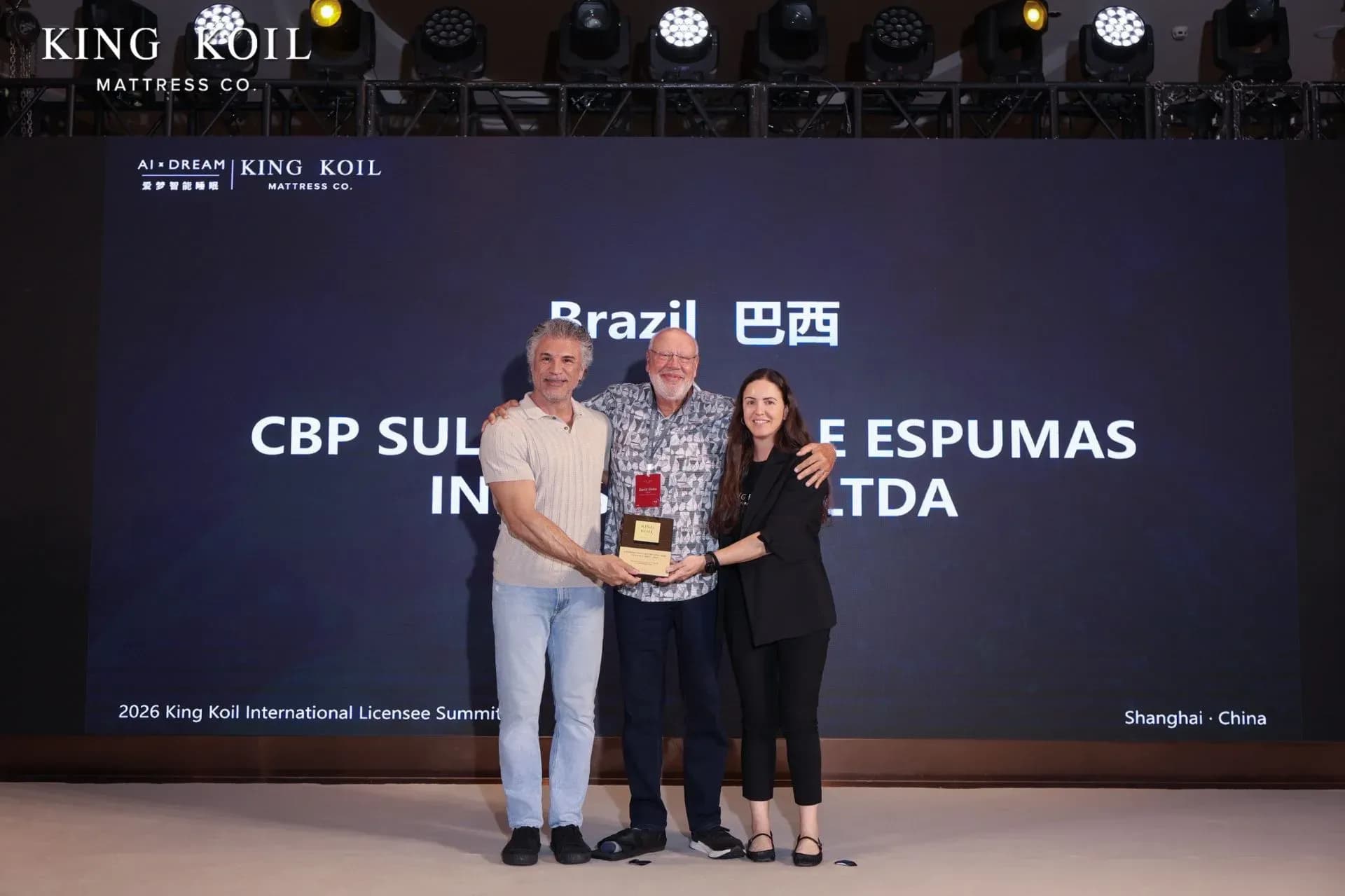 CBP representa Brasil em encontro global da King Koil na China